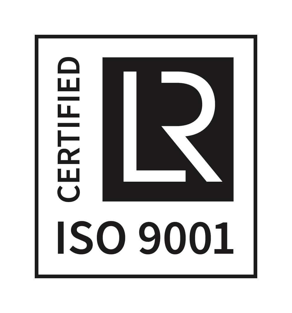 Certified ISO 9001